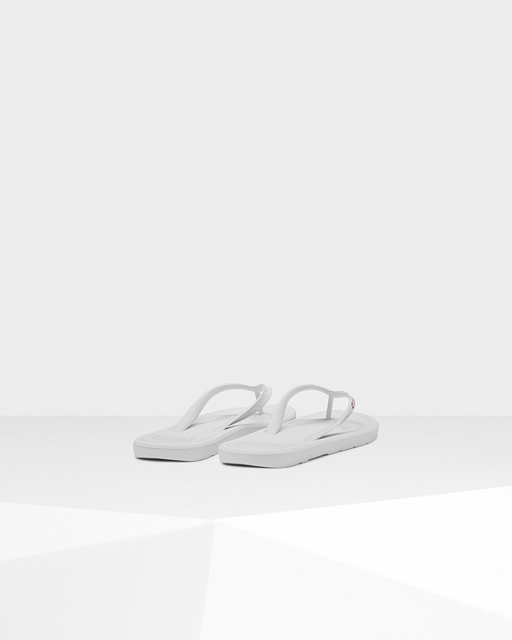 Hunter Original Flip Flops - Sale Online Womens White - EDWINH083